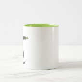 Das Monster Zweifarbige Tasse (Mittel)