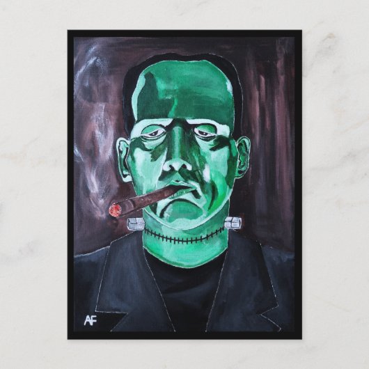 Das Monstergemälde von Alfred Fox Collvable Postkarte (Vorderseite)