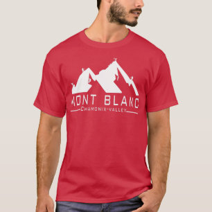 Das Mont-Blanc-Chamonix-Tal T-Shirt