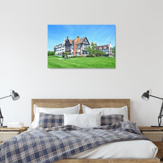 Das Montauk Manor, Long Island, NY Leinwanddruck (Insitu (Schlafzimmer))