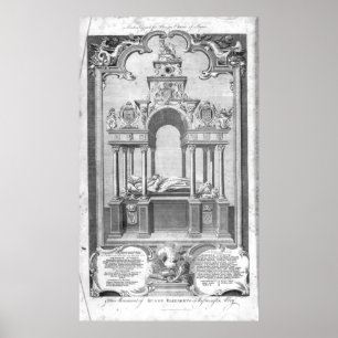 Das Monument der Königin Elizabeth Poster