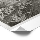 Das Monument Lysikrates im Garten der Ca Poster (Ecke)