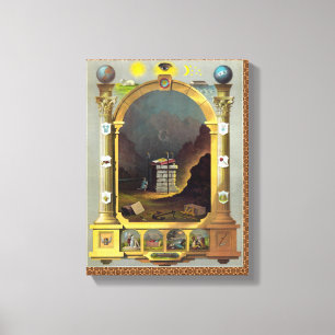 Das monumentale Diagramm Leinwanddruck