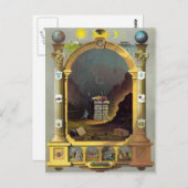 Das monumentale Diagramm Postkarte (Vorne/Hinten)