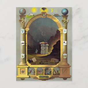 Das monumentale Diagramm Postkarte