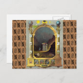 Das monumentale Diagramm Postkarte (Vorne/Hinten)