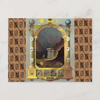 Das monumentale Diagramm Postkarte