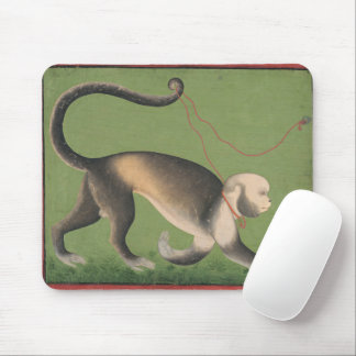 "Das monumentale Portrait eines Affen" Vintage Kun Mousepad