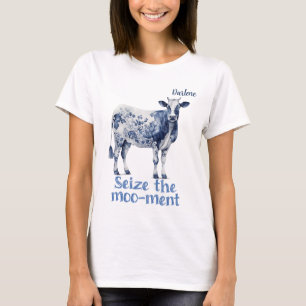 "Das Moo-ment ergreifen" - die Frauen T-Shirt