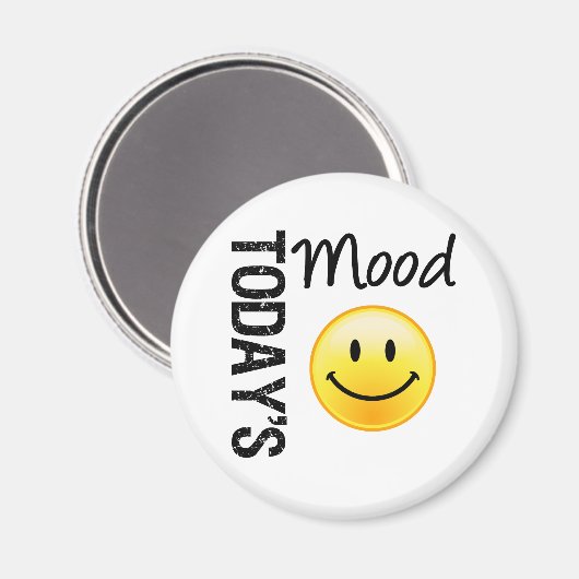 Das Mood-Lächeln von heute Magnet (Vorderseite/Rückseite)