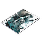 Das Moon Goddess Spirale-Notebook Notizblock (Linke Seite)