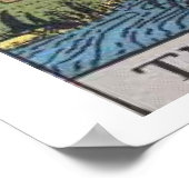 Das Moon Tarot Card Poster (Ecke)