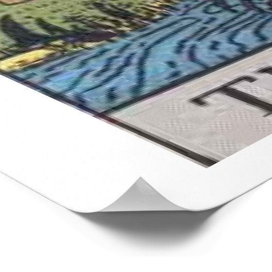 Das Moon Tarot Card Poster (Ecke)