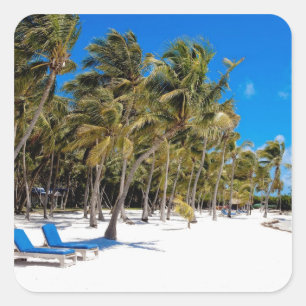 Das Moorings Resort, Marathon, Key West, 3 Quadratischer Aufkleber