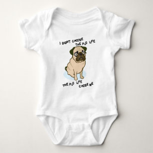 das Mops-Leben Baby Strampler