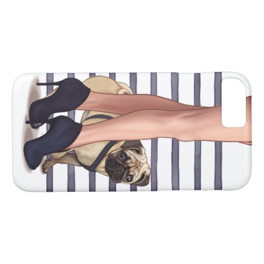 Das Mops-Leben Case-Mate iPhone Hülle (Rückseite (Horizontal))