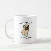 das Mops-Leben Kaffeetasse (Links)