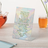 Das Morgengebet eines Kindes auf dem Schild der Hö (In SItu)