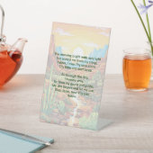 Das Morgengebet eines Kindes auf dem Schild der Hö (In SItu)