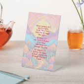 Das Morgengebet eines Kindes auf dem Schild der Hö (In SItu)