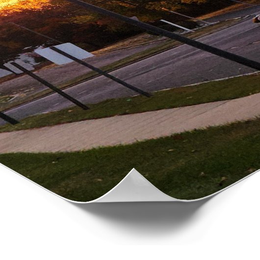 Das Morgenlicht Poster (Ecke)