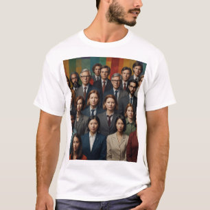 Das Mosaik der Einheit: Eine globale Zusammenarbei T-Shirt