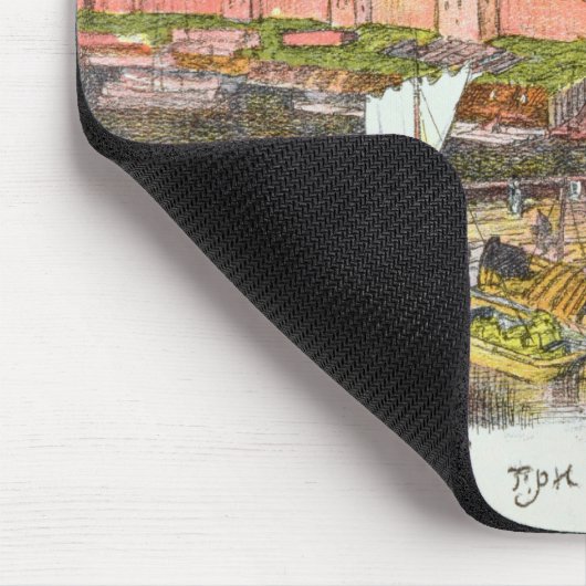 Das Moskau der Kreml in der Zeit des Zars Iwan III Mousepad (Ecke)