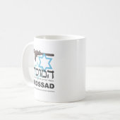 Das Mossad Kaffeetasse (Vorderseite Links)