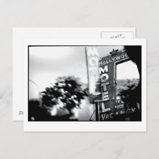 Das Motel: veraltet im 20. Jahrhundert Postkarte (Vorne/Hinten)