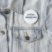 Das Motto des Ingenieurs - Wissenschafts-Art Button (Beispiel)
