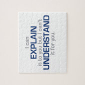 Das Motto des Ingenieurs - Wissenschafts-Art Puzzle (Vertikal)