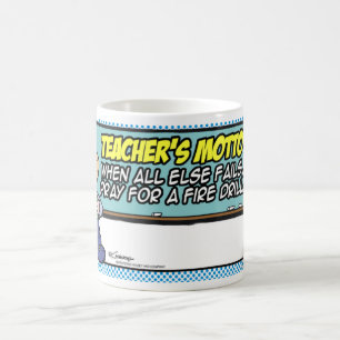 Das Motto des Lehrers Kaffeetasse