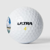 Das Motto des tropischen Ozeans Golfball (Logo)