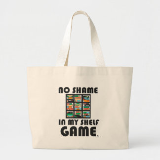 Das Motto "No Shame Shelm Game Fun Gaming" Jumbo Stoffbeutel