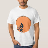 Das Mountainbike. T-Shirt (Vorderseite)