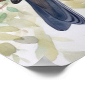 Das Mourning Dove Bird Art Print Poster (Ecke)