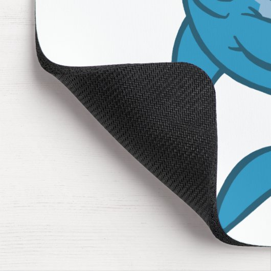 Das Mousepad zum Lachenden Hai-Cartoon (Ecke)