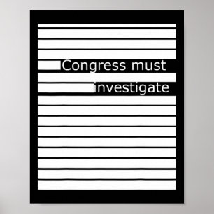 Das Mueller-Report Ag Barr redigierte T-Shirt Poster