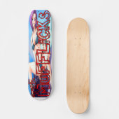 Das Mufflicks Skateboard (Vorderseite)