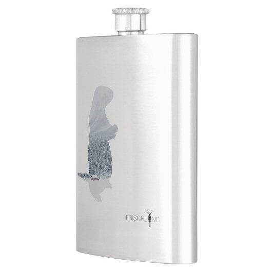 das murmeltier flachmann (Links)