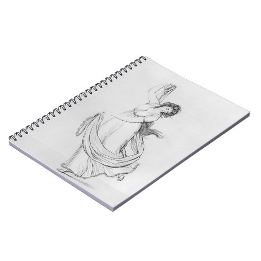 Das Muse des Tanzes, Platte VI von 'Dame Hamiltons Notizblock (Linke Seite)