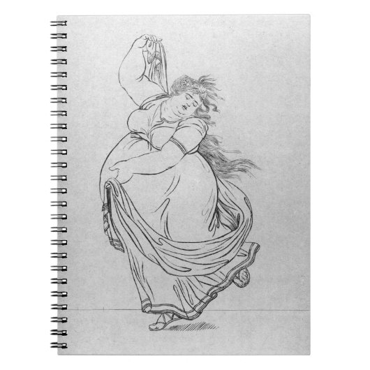 Das Muse des Tanzes, Platte VI von einem Notizblock (Vorderseite)