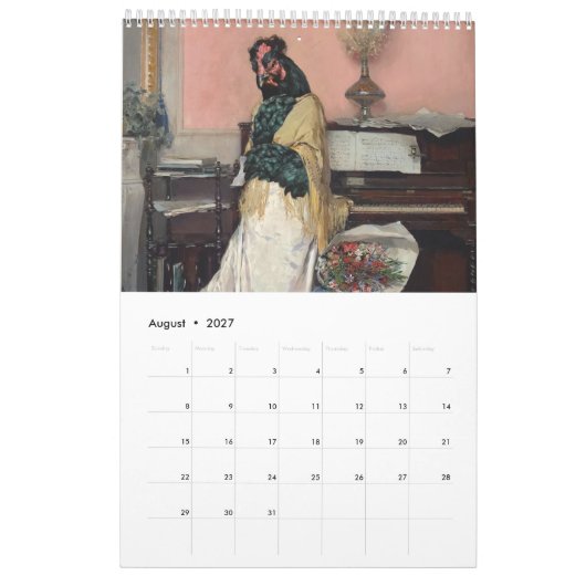 Das Museum der schönen Art Hühner 2024 Kalender (Aug 2027)