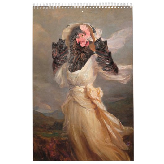 Das Museum der schönen Art Hühner 2024 Kalender (Titelbild)