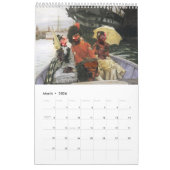 Das Museum der schönen Art Hühner 2024 Kalender (Mär 2026)