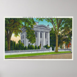 Das Museum für Geschichte und Kunst von Cayuga Poster