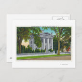 Das Museum für Geschichte und Kunst von Cayuga Postkarte (Vorne/Hinten)