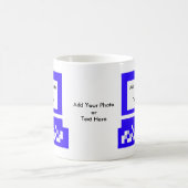 Das MUSEUM Künstler-Reihen-Bild-Computer-Blau Kaffeetasse (Mittel)