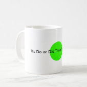 Das MUSEUM Zazzle G Die oder tut es für Menschen Kaffeetasse (Vorderseite Links)