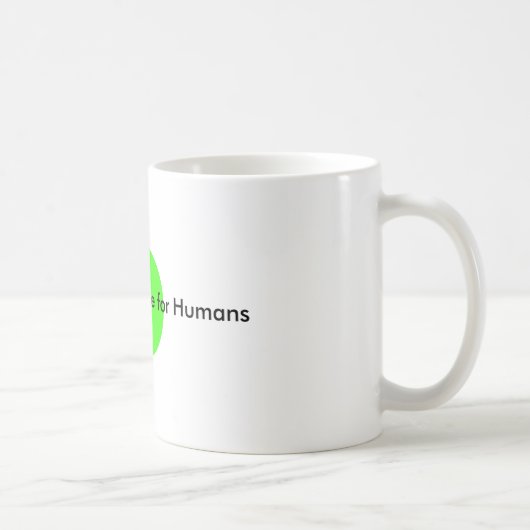 Das MUSEUM Zazzle G Die oder tut es für Menschen Kaffeetasse (Rechts)